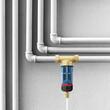 Filtru sedimente pentru toata casa, Centrifugal, 40 microni, Debit 4 T/h, curatare automata, Instalare universal, 3/4" GM + 1" GM + 3/4" GF