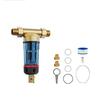 Filtru sedimente pentru toata casa, Centrifugal, 40 microni, Debit 4 T/h, curatare automata, Instalare universal, 3/4" GM + 1" GM + 3/4" GF