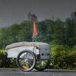 Remorca pentru biciclete, Capacitate 45 Kg, 1350 x 630 x 525 mm, cadru otel, Pliabil, Husa impermeabila