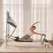 Aparat de antrenament pilates, Lemn/Otel, rezistență dublă arc și cablu, max 180 kg, 2450x760x2010 mm