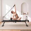 Aparat Pilates pliabil, cadru otel, max 180 kg, 2 m, sistem de glisare lina, rezistenta adaptiva 5 x arcuri, suport multi-pozitie