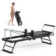 Aparat Pilates pliabil, cadru otel, max 180 kg, 2 m, sistem de glisare lina, rezistenta adaptiva 5 x arcuri, suport multi-pozitie