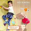Set 32 pietre de catarat, Multicolor, accesorii prindere incluse, max 105 kg