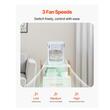 Ventilator portabil cu racire aer, Lumina ambientala, 9 W, Functie ceata cu ultrasunete, Rezervor apa 700 ml, Temporizator 0-7 h, 212 x 130 x 265 mm, Alimentare USB
