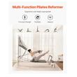 Aparat de antrenament pilates, Lemn/Otel, rezistență dublă arc și cablu, max 180 kg, 2450x760x2010 mm