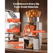 Storcator automat pentru portocale slow juicer, Inox, diametru citrice 55–80 mm, 120 W, 20 portocale /min, 480 x 510 x 890 