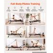 Aparat Pilates pliabil, cadru otel, max 180 kg, 2 m, sistem de glisare lina, rezistenta adaptiva 5 x arcuri, suport multi-pozitie