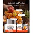 Storcator automat pentru portocale slow juicer, Inox, diametru citrice 55–80 mm, 120 W, 20 portocale /min, 480 x 510 x 890 