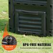 Compostor de gradina, Capacitate 300 l, rezistent UV, capac superior si usa evacuare