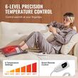 Incalzitor picioare sau corporal, 50 W, Temperatura reglabila 6 niveluri 40-70 °C, Gri, Telecomanda cu fir, Timer, 390 x 380 x 15 mm