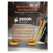 Set 4 transportoare Dolly, 2 x manere, capacitate 8 Tone, rotatie 360 grade
