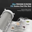 Filtru sedimente pentru toata casa, Centrifugal, 40 microni, Debit 4 T/h, curatare automata, Instalare universal, 3/4" GM + 1" GM + 3/4" GF