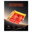 Set 4 transportoare Dolly, 2 x manere, capacitate 8 Tone, rotatie 360 grade