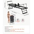 Aparat Pilates pliabil, cadru otel, max 180 kg, 2 m, sistem de glisare lina, rezistenta adaptiva 5 x arcuri, suport multi-pozitie
