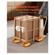 Set 4 transportoare Dolly, 2 x manere, capacitate 8 Tone, rotatie 360 grade