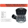 Trusa tubulare de impact, JBM 52056, marime 22-42 mm, prindere 1”, 8 piese