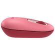 Mouse wireless optic, rezolutie 4000 dpi, 4 butoane, USB, Roz
