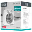 Aeroterma electrica, portabila, 3 trepte de putere 800 W / 1200 W / 2000 W, Alba