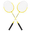 Set badminton, 4 rachete si 3 fluturasi, Fileu, 65 x 20.5 cm, husa cu curea reglabila
