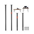 Set 4 picioare masa, Inaltime reglabila 610-1016 mm, Otel, max 544 kg, Negru, Nivelare reglabila