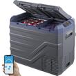 Frigider auto cu compresor, 40 l, 2 x zona racire, 618 x 376 x 514 mm, 12/24 V DC, 110-240 V AC, -20 ℃ pana la 20 ℃, Bluetooth, 60 W, USB