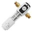 Filtru sedimente pentru toata casa, Centrifugal, 40 microni, Debit 4 T/h, curatare automata, Instalare universala, 3/4" GM + 1" GM + 3/4" GF, Manometru