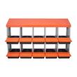 Cuibar pentru gaini, 10 compartimente, 2 Niveluri, Otel galvanizat, 1320 x 525 x 790 mm