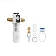 Filtru sedimente pentru toata casa, Centrifugal, 40 microni, Debit 4 T/h, curatare automata, Instalare universala, 3/4" GM + 1" GM + 3/4" GF, Manometru