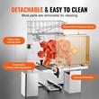 Storcator automat pentru portocale slow juicer, Inox, diametru citrice 55–80 mm, 120 W, 20 portocale /min, 450 x 425 x 780 mm