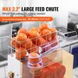 Storcator automat pentru portocale slow juicer, Inox, diametru citrice 55–80 mm, 120 W, 20 portocale /min, 450 x 425 x 780 mm