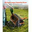 Distribuitor compost, Latime 67 cm, reglabil inaltime, Otel, capacitate 70 l, Negru