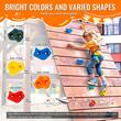 Set 25 pietre de catarat, Multicolor, accesorii prindere incluse, max 200 kg