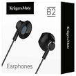 Casti cu fir In-Ear, Microfon, Jack, Dimensiune difuzor 14.2 mm, Negru