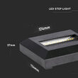 CORP ILUMINAT LED PENTRU SCARI 2W 4000K ALB NEUTRU