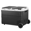 Lada frigorifica profesionala cu compresor, Portabil 95 l, Temperatura -20 ℃ la 20 ℃, alimentare 12/24 V CC si 100-240 V CA, zona dubla