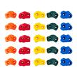 Set 25 pietre de catarat, Multicolor, accesorii prindere incluse, Sfoara 2.4 m, max 136 kg