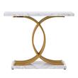 Masa consola ingusta, 1 x Nivel, Metal/MDF, 100 x 30 x 81 cm