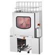 Storcator automat pentru portocale slow juicer, Inox, diametru citrice 55–80 mm, 120 W, 20 portocale /min, 495 x 320 x 780 mm, 2 x galeti