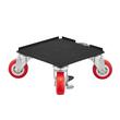 Set Transportor 4 Dolly cu maner, pentru mobila, capacitate 1575 kg, 5 x roti pivotante, rotatie 360 grade