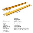 Set 2 x extensii furci stivuitor, 2440 x 152 mm, Otel, max 1800 kg