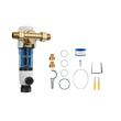 Filtru sedimente pentru toata casa, Centrifugal, 40 microni, Debit 4 T/h, Instalare universala, 3/4" GM + 1" GM + 3/4" GF, supapa curatare