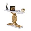 Masa consola ingusta, 1 x Nivel, Metal/MDF, 100 x 30 x 81 cm