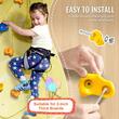 Set 25 pietre de catarat, Multicolor, accesorii prindere incluse, Sfoara 2.4 m, max 136 kg