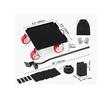 Set Transportor 4 Dolly cu maner, pentru mobila, capacitate 1575 kg, 5 x roti pivotante, rotatie 360 grade