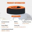 Curea remorcare pentru off-road, Lungime 9.1 m, max 16 tone, Geanta transport, 2 x Inele D, latime 76.2 mm