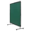 Perdea sudura impotriva scanteilor 180x180 cm, cadru otel, 4 roti blocabile, Verde