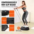 Dispozitiv jumatate minge pentru echilibru fitness, Pompa picior, max 680 kg, Diametru 660 mm, 2 x benzi elastice