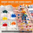 Set 25 pietre de catarat, Multicolor, accesorii prindere incluse, Sfoara 2.4 m, max 136 kg