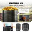 Cos Compostor de gradina, Capacitate 1000 l, rezistent UV, Inaltime 90 cm, portabil