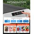 Lada frigorifica profesionala cu compresor, Portabil 95 l, Temperatura -20 ℃ la 20 ℃, alimentare 12/24 V CC si 100-240 V CA, zona dubla